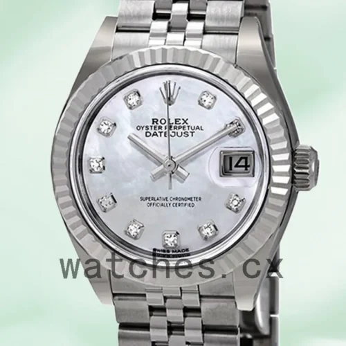 279174MDJ-1.webp Rolex Datejust 28mm Ladies m279174-0009 Mother of Pearl Dial