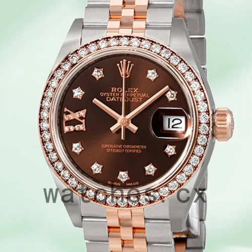 279381CHRDJ-1.webp Rolex Datejust 28mm Ladies m279381rbr-0003 Chocolate Dial Automatic