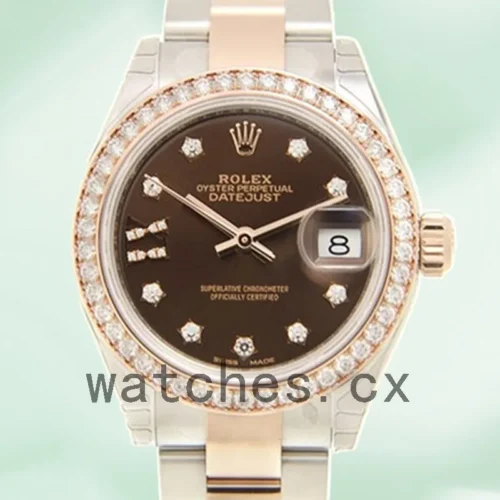 279381CHRDO-1.webp Rolex Datejust 28mm m279381rbr-0004 Ladies Automatic Silver-tone