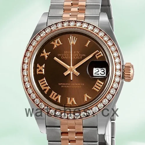 279381CHRJ-1.webp Rolex Datejust 28mm m279381rbr-0009 Ladies Silver-tone