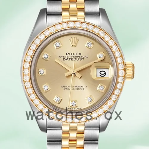 279383CDJ-1.webp Rolex Datejust m279383rbr-0011 28mm Ladies Silver-tone