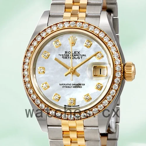 279383MDJ-1.webp Rolex Datejust 28mm m279383rbr-0019 Ladies Mother of Pearl Dial Automatic