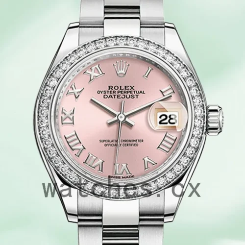 279384PRO-1.webp Rolex Datejust Ladies m279384rbr-0006 28mm Silver-tone