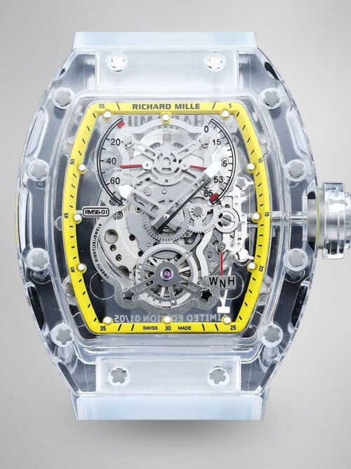 2d2d2a6841219dedf271fe39f7650874.jpg Best Swiss Replica Richard Mille RM56-01 Transparent Glass Case Watch – AAA Skeleton Dial