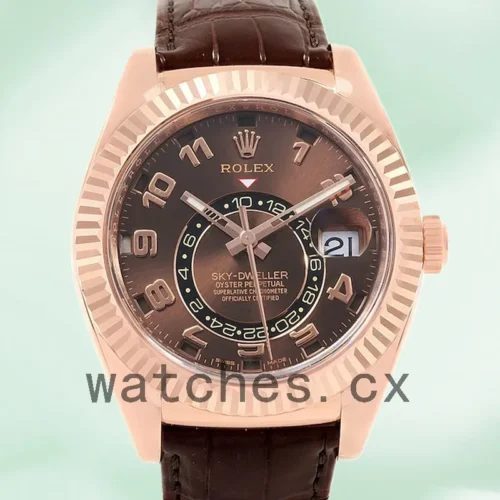 326135BRAL-1.webp Rolex Sky-dweller Men’s 326135-L 42mm Brown Dial