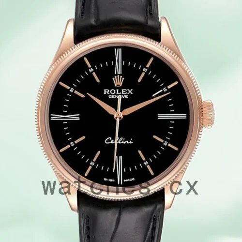50505BKSL-1.webp Rolex Cellini Men’s 39mm m50505-0009 Rose Gold-tone Automatic