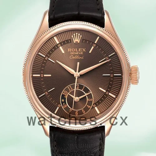 50525BRSL-1.webp Rolex Cellini 39mm m50525-0016 Men’s Leather Strap