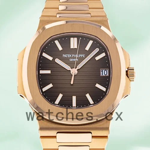 5711R-001-1.webp Patek Philippe Nautilus Men 5711R-001 40mm Automatic Brown Dial