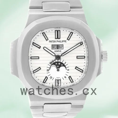 5726-1A-010-1.webp Patek Philippe Nautilus 40mm 5726/1A-010 Men’s Silver-tone Bracelet