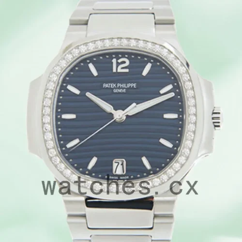 7118-1200A-001-1.webp Patek Philippe Nautilus Ladies 32mm 7118/1200A-001 Blue Dial Silver-tone
