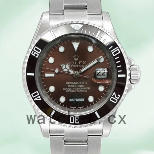Harley-Davidson-1.webp Rolex Submariner Harley-Davidson Men’s 40mm Silver-tone