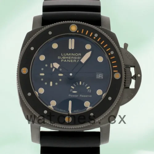 Luminor001-1.webp Panerai Luminor Submersible Luminor001 Men’s 47mm Rubber Band Black-tone