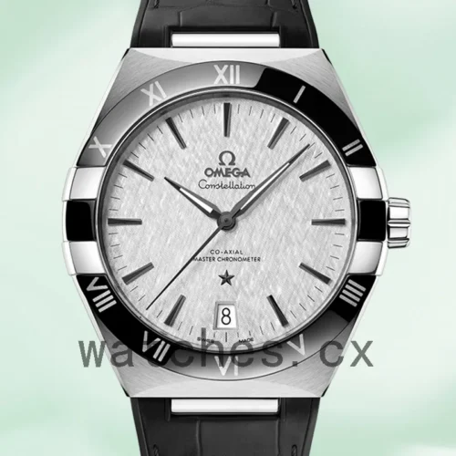 O-J-131.33.41.21.06.001-1.webp Omega Constellation 43mm 131.33.41.21.06.001 Men Grey Dial Leather Strap