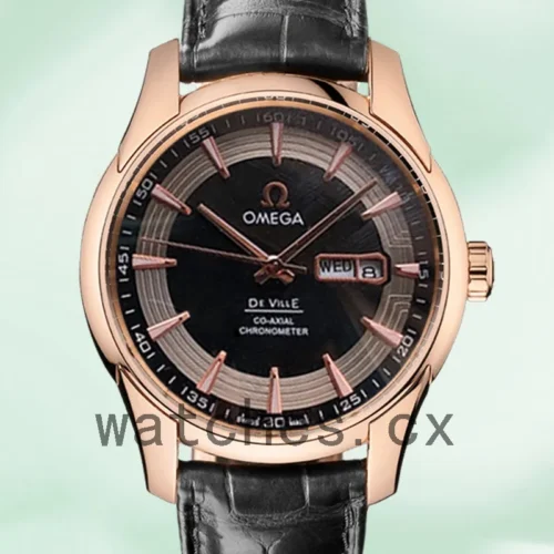 O-K-DevilleBKSL-001-1.webp Omega De Ville 41mm DevilleBKSL-001 Men Rose Gold-tone
