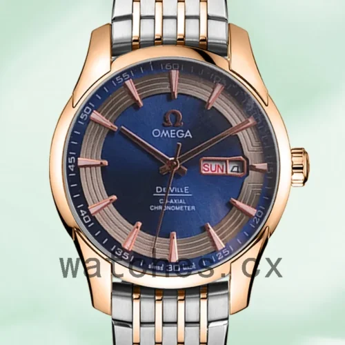 O-K-DevilleBLSB-006-1.webp Omega De Ville Men 41mm DevilleBLSB-006 Blue Dial