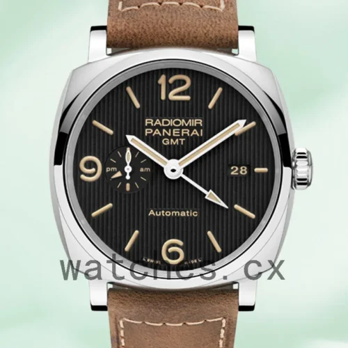 P-J-PAM00657-1.webp Panerai Radiomir 44mm PAM00657 Men’s Black Dial Leather Strap