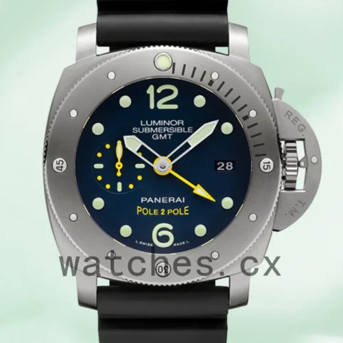 P-K-PAM00719-001-1.webp Panerai Luminor Submersible GMT PAM00719-001 47mm Men’s Rubber Band Silver-tone
