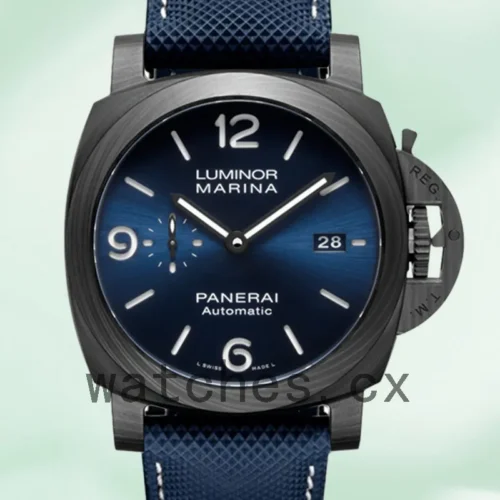 P-K-PAM01664-001-1.webp Panerai Luminor Marina Men’s 44mm PAM01664-001 Automatic Leather Strap