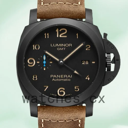 PAM01441-1.webp Panerai Luminor GMT PAM01441 Men’s 44mm Leather Strap Automatic