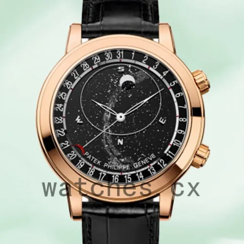 PP-J-6210R-001-1.webp Patek Philippe Grand Complications Men’s 6104R-001 42mm Leather Strap