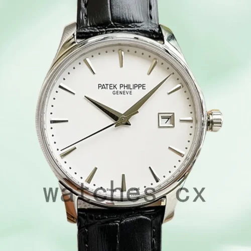 PP-K-5227G-001-1.webp Patek Philippe Calatrava 5227G-001 Men’s 40mm Leather Strap Silver-tone