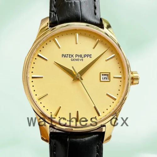 PP-K-5227J-001-3-1.webp Patek Philippe Calatrava 5227J-001-3 40mm Men’s Gold-tone Leather Strap