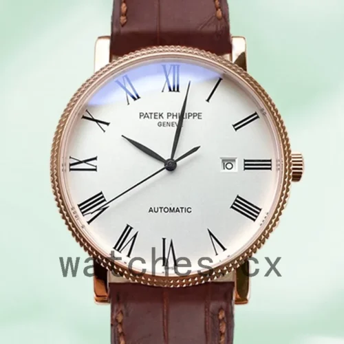 PP-K-CalatravaWRL007-1.webp Patek Philippe Calatrava Men’s 40mm CalatravaWRL007 Rose Gold-tone White Dial