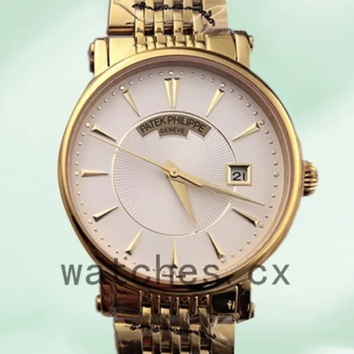 PP-K-CalatravaWSB012-1.webp Patek Philippe Calatrava 40mm CalatravaWSB012 Men’s Bracelet White Dial