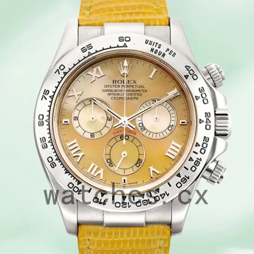 R-J-116519YLRL-1.webp Rolex Daytona 40mm Men’s 116519 Leather Strap Silver-tone