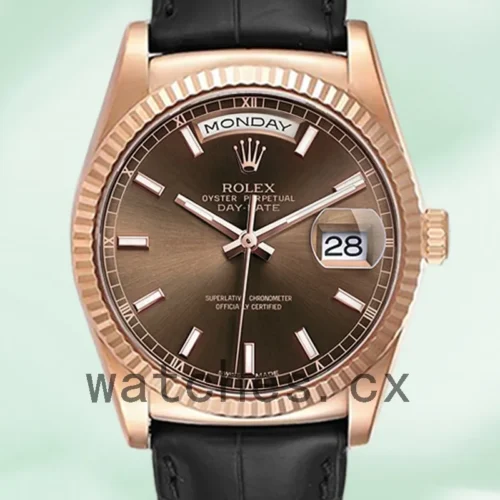 R-J-118135BRSL-1.webp Rolex Day-Date Men’s 36mm 118135-0086 Rose Gold-tone