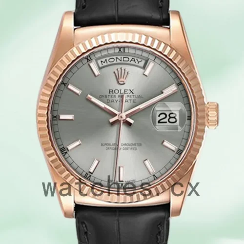 R-J-118135GYSL-1.webp Rolex Day-Date Men’s 118135 36mm Automatic Grey Dial