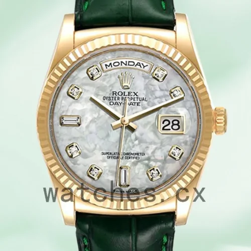 R-J-118138MPDL-1.webp Rolex Day-Date Men’s 36mm m118138-0143 Mother of Pearl Dial Gold-tone