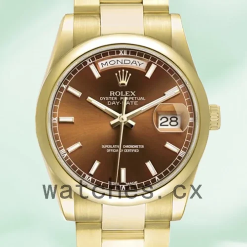 R-J-118208BRSO-1.webp Rolex Day-Date m118208-0343 36mm Men’s Automatic Gold-tone