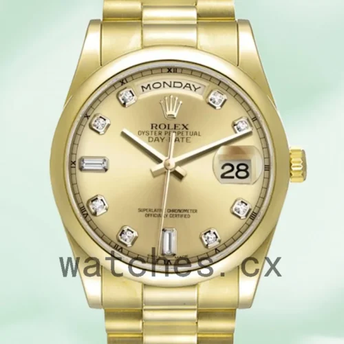 R-J-118208CDP-1.webp Rolex Day-Date 118208 36mm Men’s President Bracelet/Oyster Bracelet