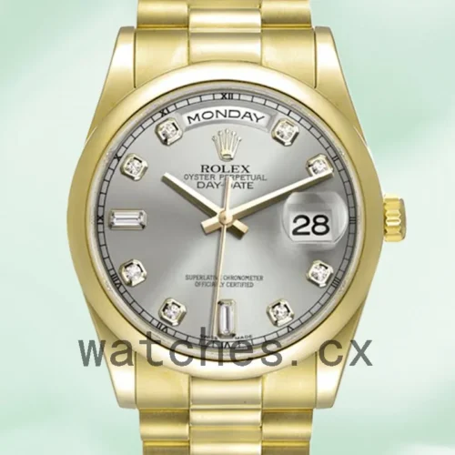 R-J-118208GYDP-1.webp Rolex Day-Date 36mm 118208 Men’s President Bracelet/Oyster Bracelet