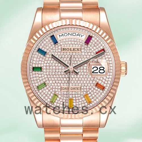 R-J-128235DPDP-1.webp Rolex Day-Date Men’s 36mm m128235-0039 President Bracelet Rose Gold-tone