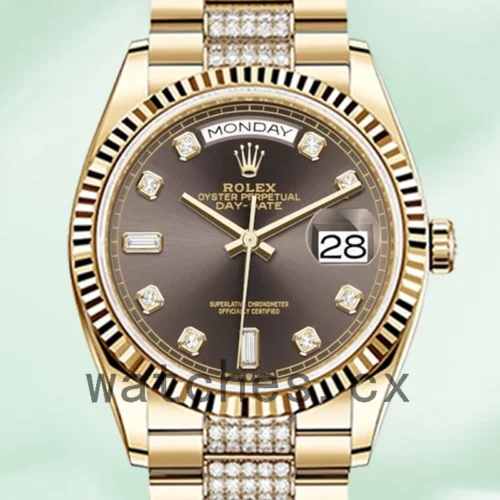 R-J-128238BRDDP-1.webp Rolex Day-Date 36mm m128238-0024 Men’s Gold-tone President Bracelet
