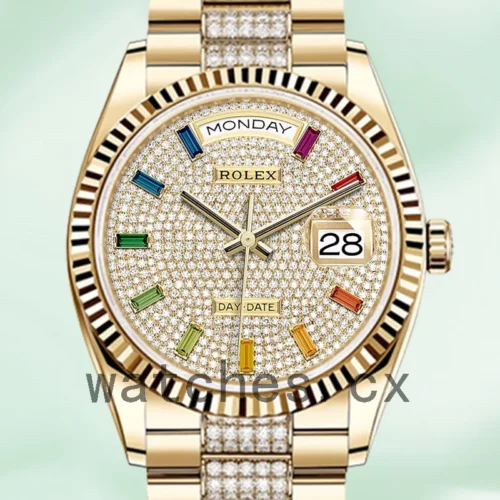 R-J-128238DPDDP-1.webp Rolex Day-Date Men’s m128238-0052 36mm Gold-tone President Bracelet