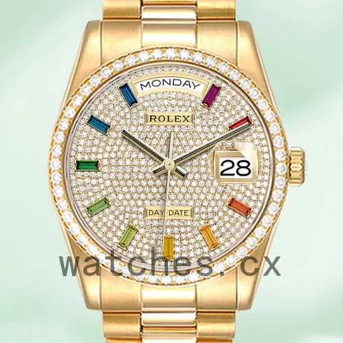 R-J-128348DPDP-1.webp Rolex Day-Date m128348rbr-0030 Men’s 36mm Gold-tone Automatic