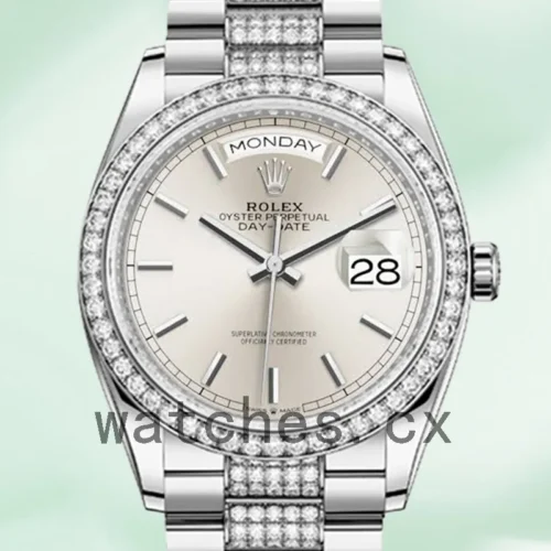 R-J-128349SSDP-1.webp Rolex Day-Date 36mm m128349rbr-0013 Men’s Silver-tone