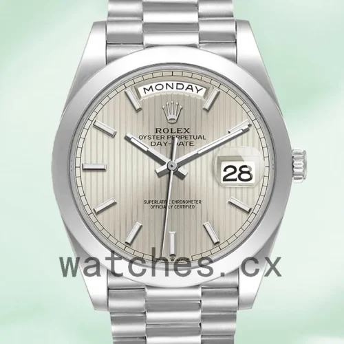 R-J-228206SSP-1.webp Rolex Day-Date Men’s m228206-0034 40mm Silver Dial