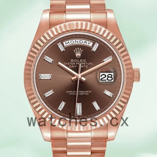 R-J-228235BRDP-1.webp Rolex Day-Date Men’s m228235-0003 40mm Rose Gold-tone