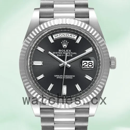 R-J-228236BKDP-1.webp Rolex Day-Date 40mm Men’s m228236-0004 Automatic Black Dial