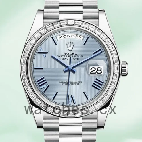 R-J-228396BLRP-1.webp Rolex Day-Date Men’s 40mm m228396tbr-0004 President Bracelet Silver-tone