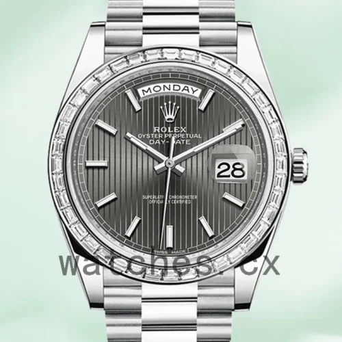 R-J-228396DRSP-1.webp Rolex Day-Date 40mm Men’s m228396tbr-0023 Silver-tone
