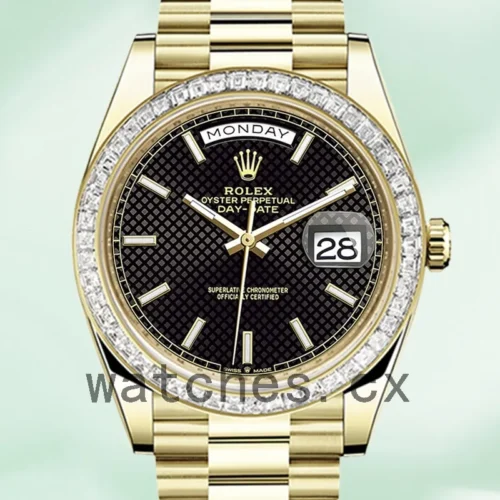 R-J-228398BKSP-1.webp Rolex Day-Date m228398tbr-0004 40mm Men’s Black Dial