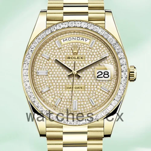 R-J-228398DPDP-1.webp Rolex Day-Date 40mm Men’s m228398tbr-0036 President Bracelet Gold-tone