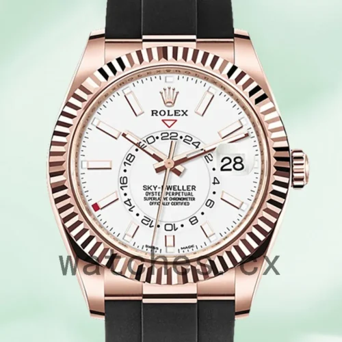 R-J-326235WSR-1.webp Rolex Sky-Dweller Men’s 42mm m326235-0004 Rubber Band Rose Gold-tone