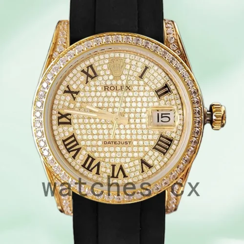 R-K-116238DPRR-1.webp Rolex Datejust 40mm 116238 Men’s Gold-tone Rubber Band