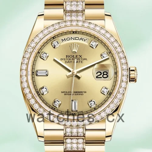 R-K-118348CDP-1.webp Rolex Day-Date Men’s 36mm 118348 Automatic President Bracelet